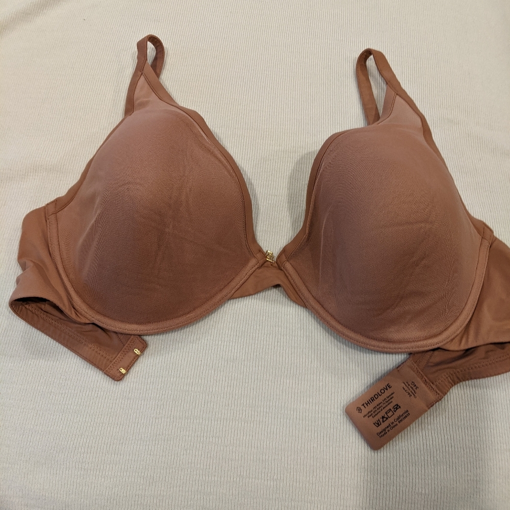 Third Love Classic Contour Plunge Bra 34G